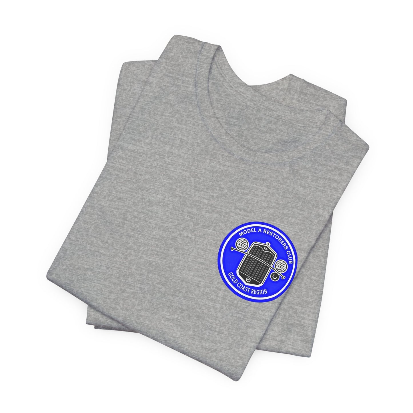 Gold Coast Region Model A Restorers Club T-Shirt (small logo)