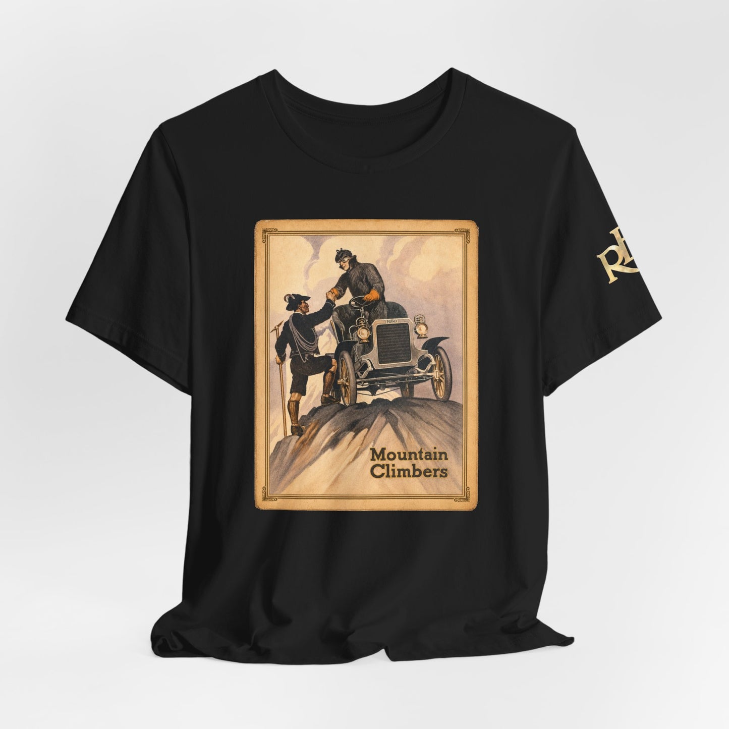 REO Mountain Climbers Vintage Tee — Unisex Soft Short Sleeve Tee