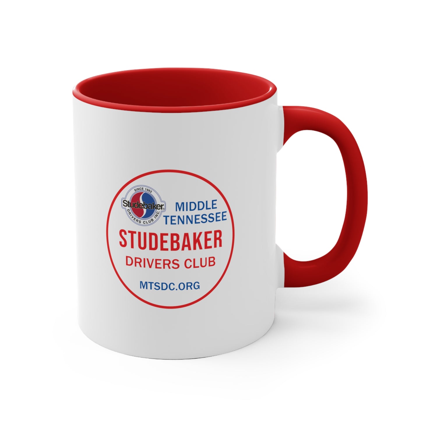 Middle Tennessee Studebaker Drivers Club Chapter Accent Mug —  11oz Coffee Cup