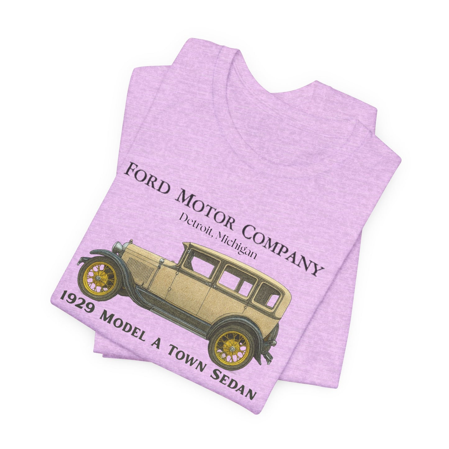 1929 Ford Model A Town Sedan T-Shirt – Classic Car Tee