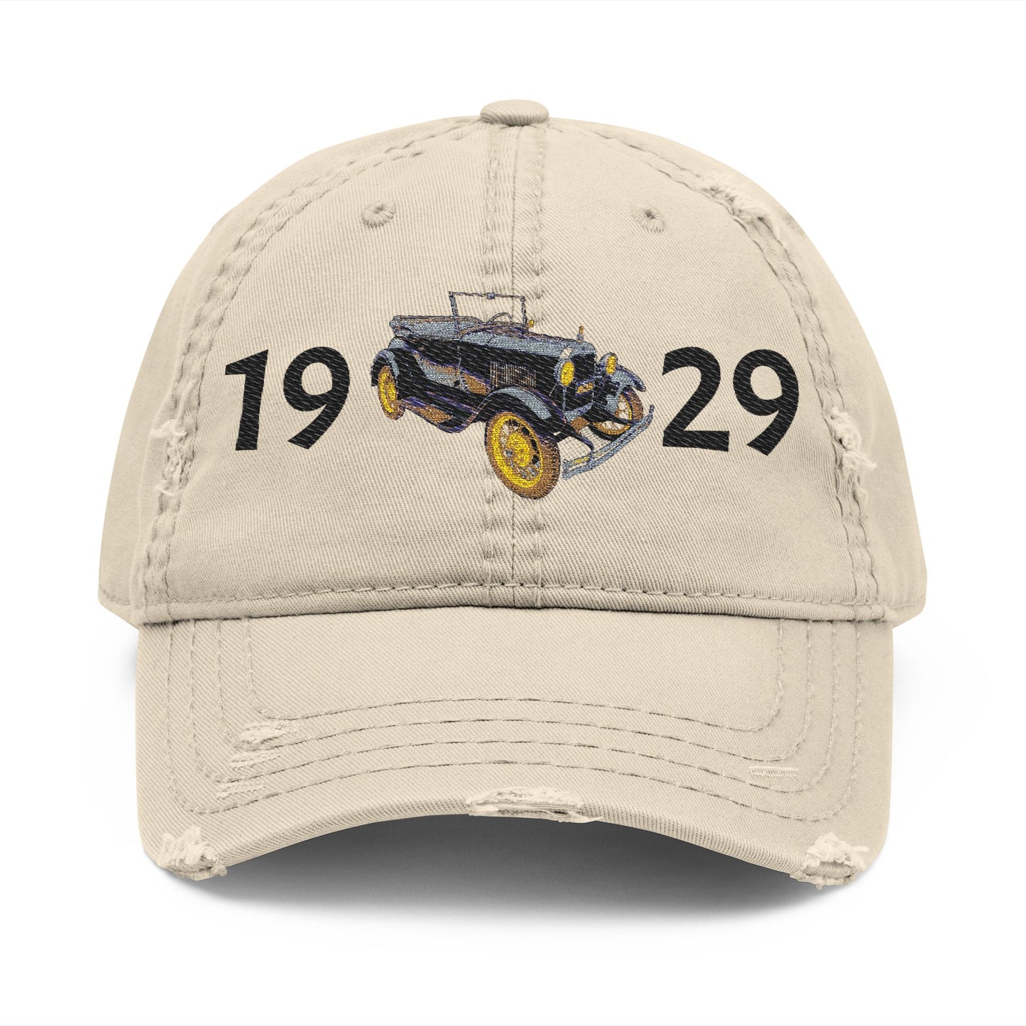 1929 Ford Model A Roadster - Distressed Embroidered Hat