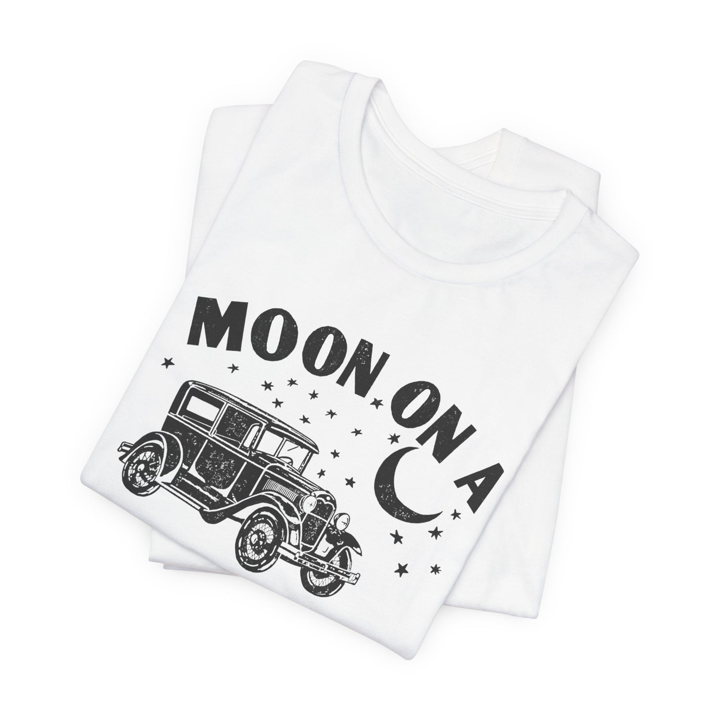 Moon On A Tee Graphic T-Shirt (Model A Club Everett WA)
