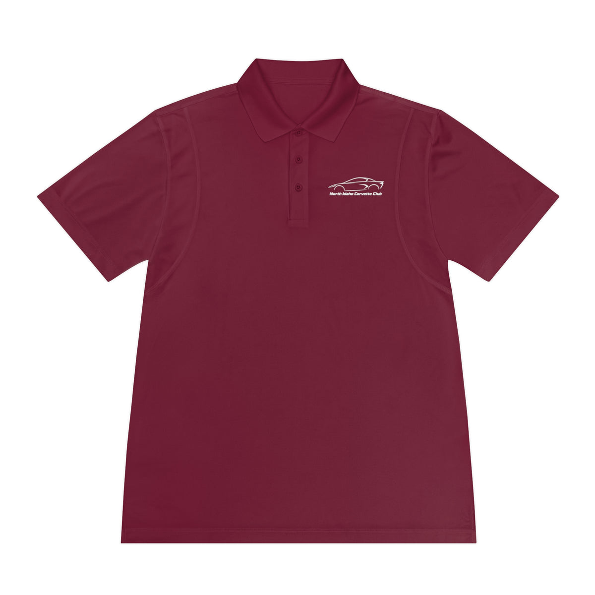 North Idaho Corvette Club Performance Polo with Front and Back Logos