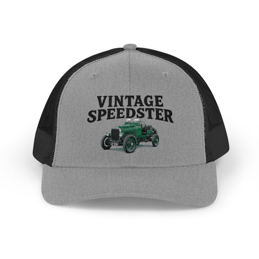 Vintage Speedster Trucker Cap — Snapback Hat Printed