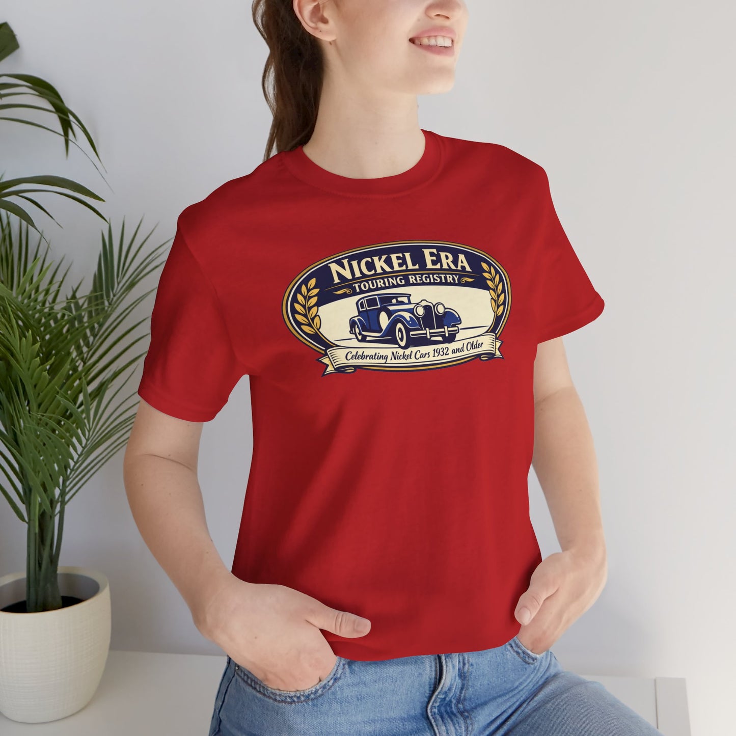 Nickel Era Touring Registry Tee — Vintage Classic Car T‑Shirt