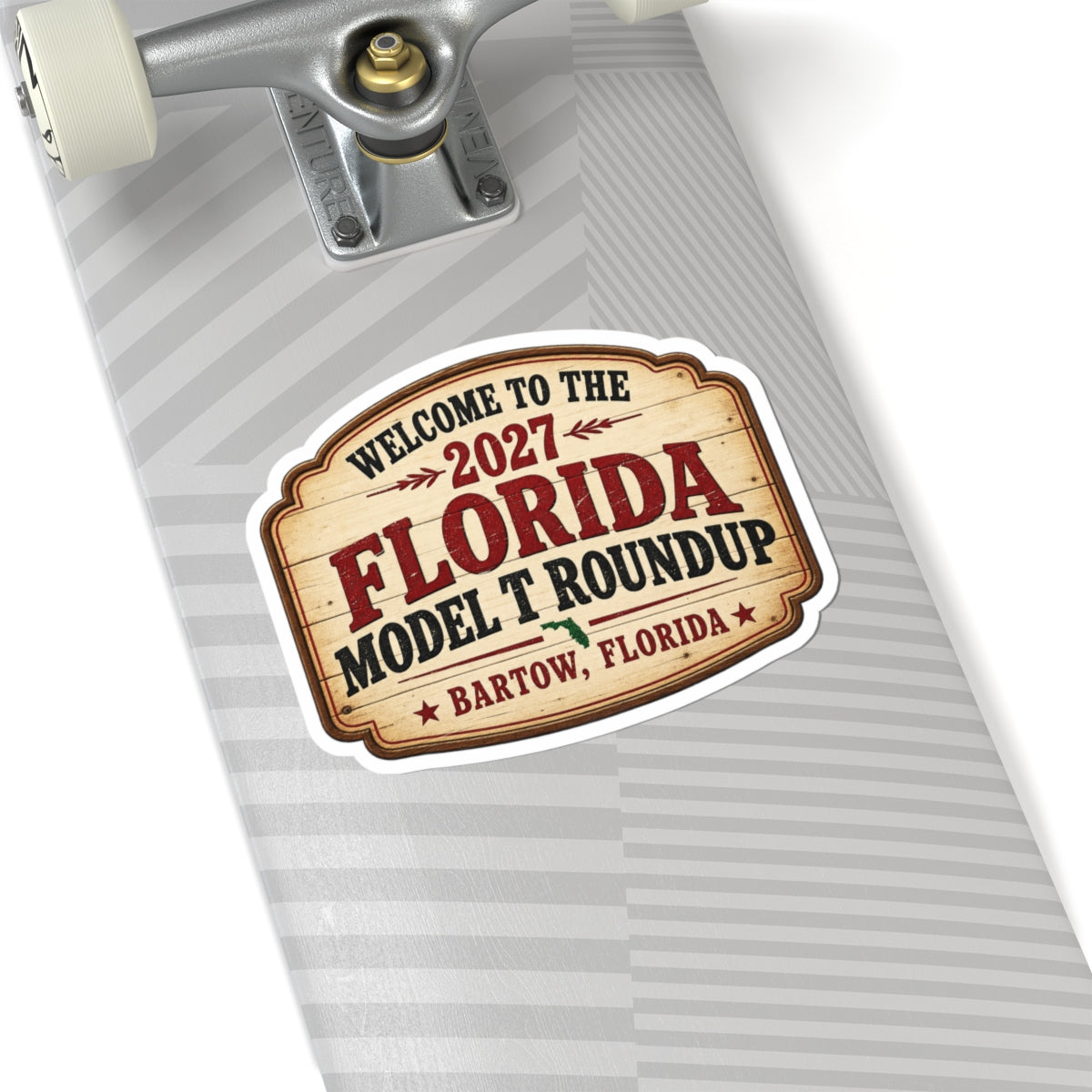 Florida Model T Roundup 2027 Sticker — Kiss-Cut Sticker
