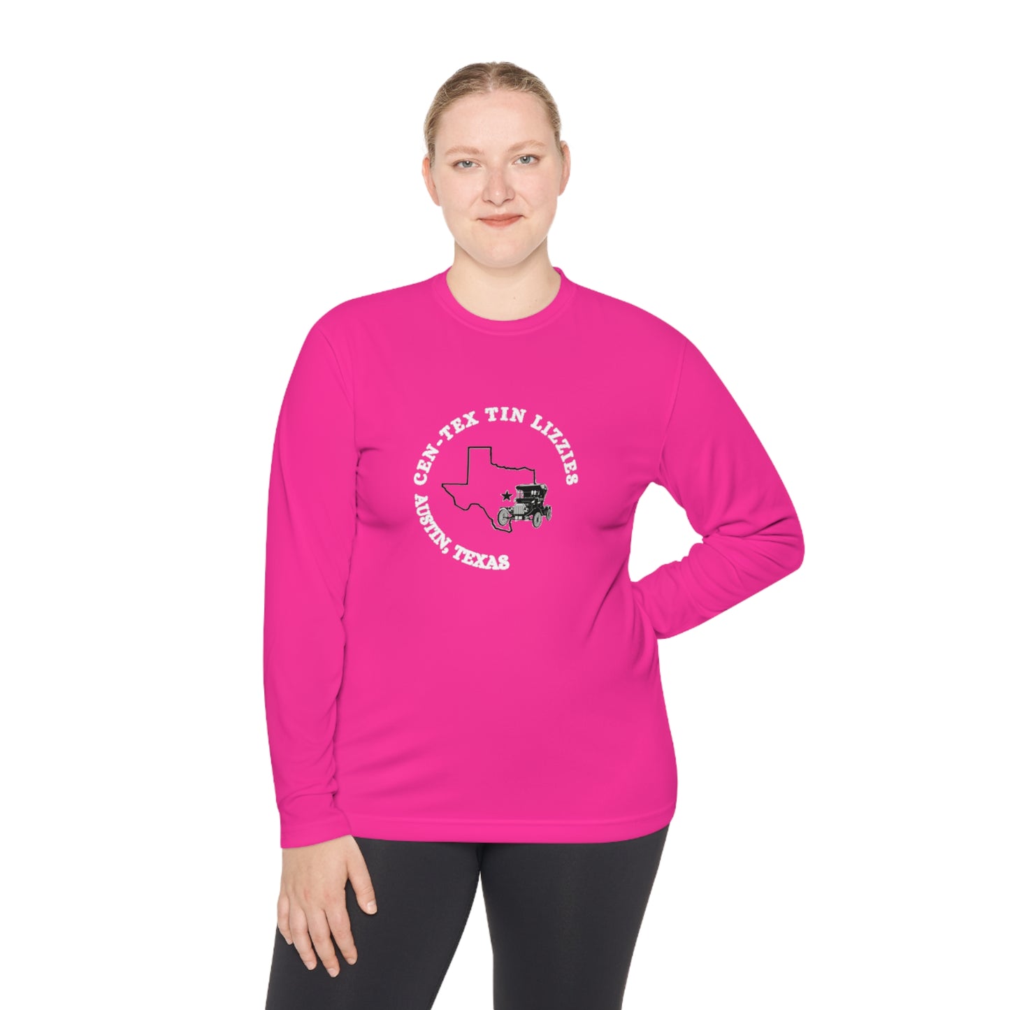 Cen-Tex Tin Lizzies (front and back logo) Unisex Lightweight Long Sleeve Tee