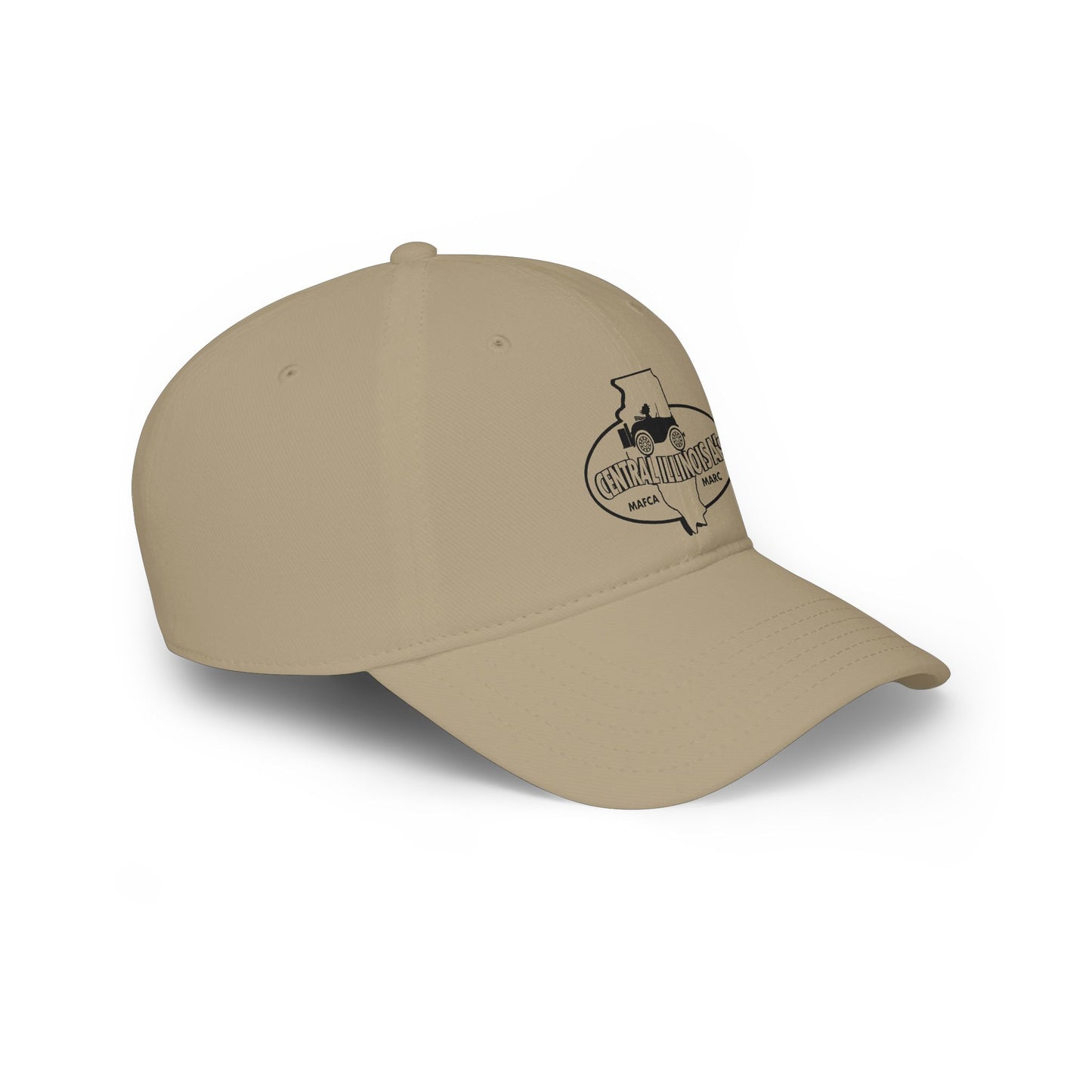 Central Illinois A's Low Profile Baseball Cap – Vintage State Logo Hat