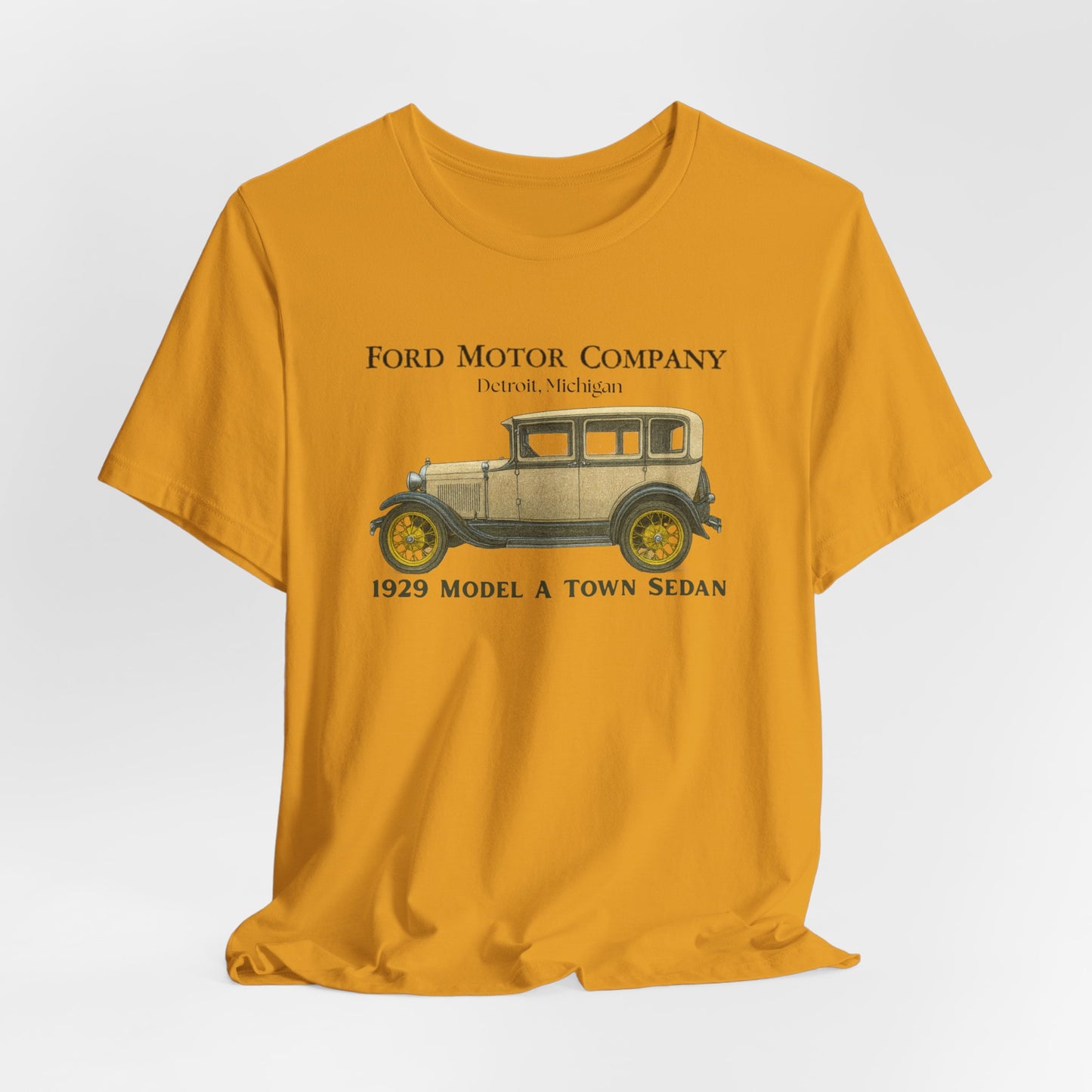 1929 Ford Model A Town Sedan T-Shirt – Classic Car Tee