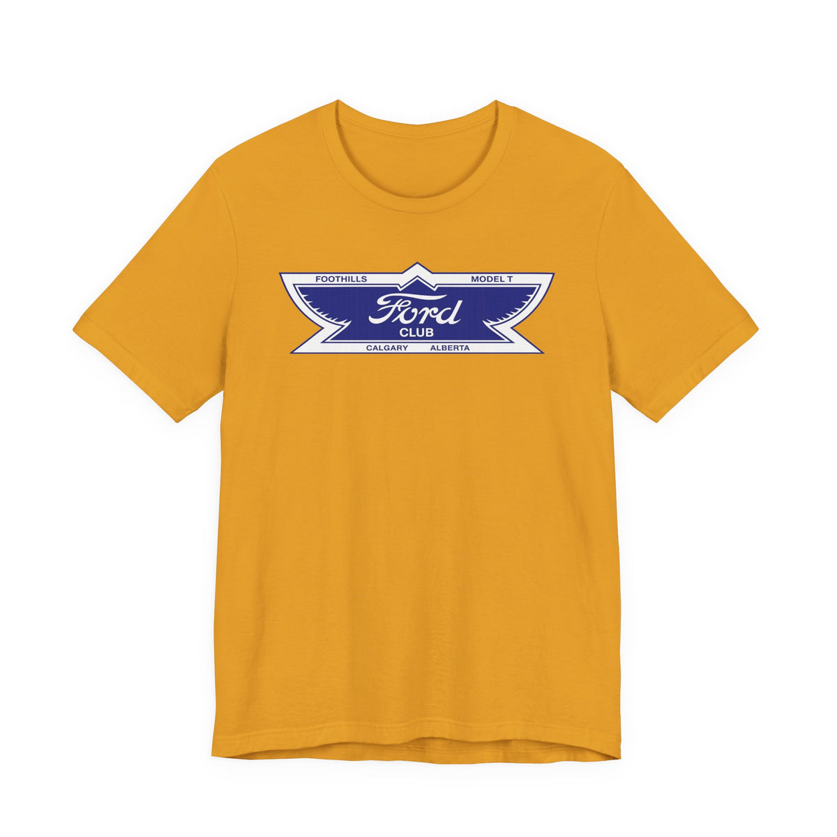 Foothills Model T Club Unisex Soft Tee -  Large Chest Logo