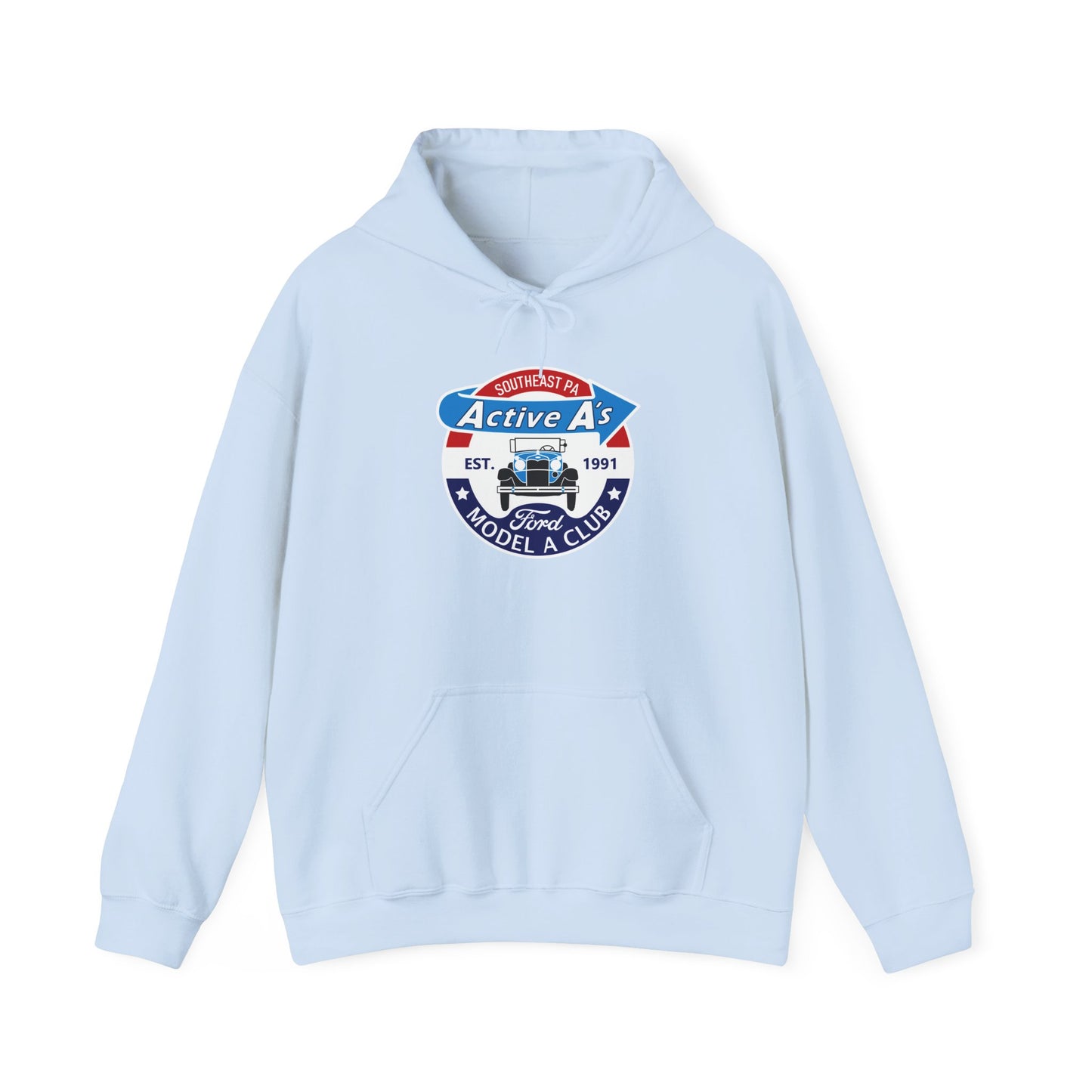 Active A's Model A Club Hoodie – Vintage Ford Model A Car Enthusiast Sweatshirt
