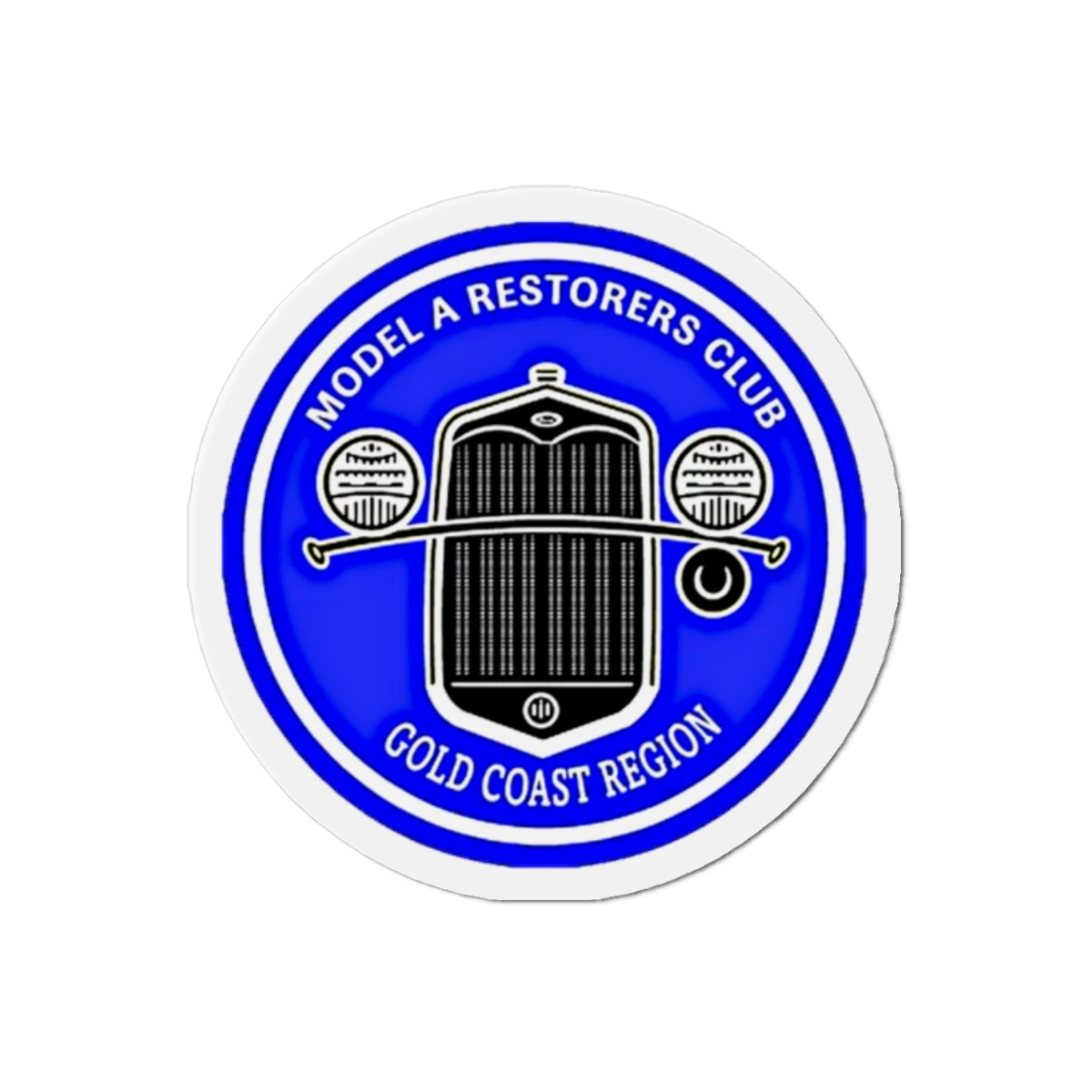 Gold Coast Region Model A Restorers Club Round Die-Cut Magnet