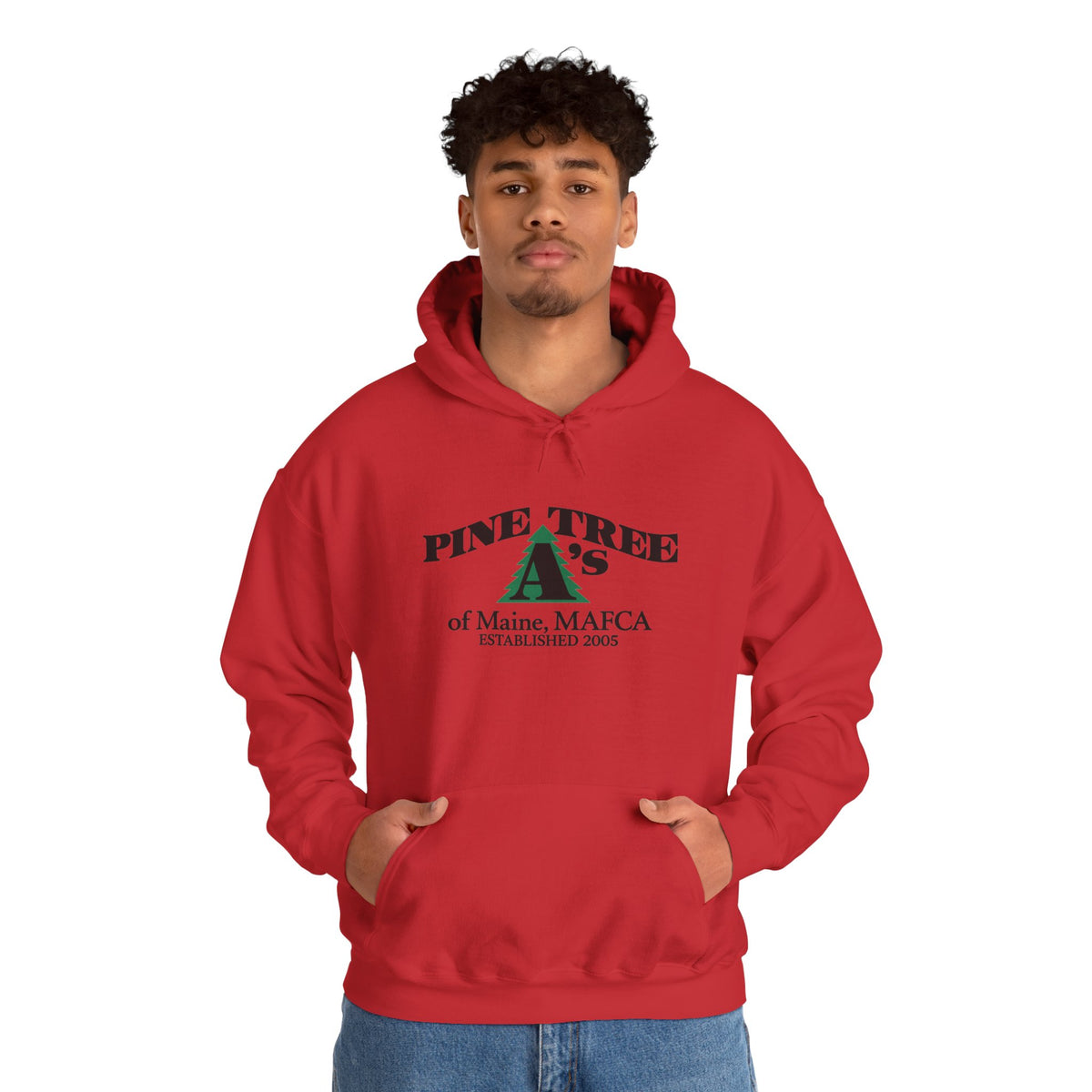 Pine Tree A's of Maine, MAFCA Hoodie – Unisex Heavy Blend™ Hooded Sweatshirt