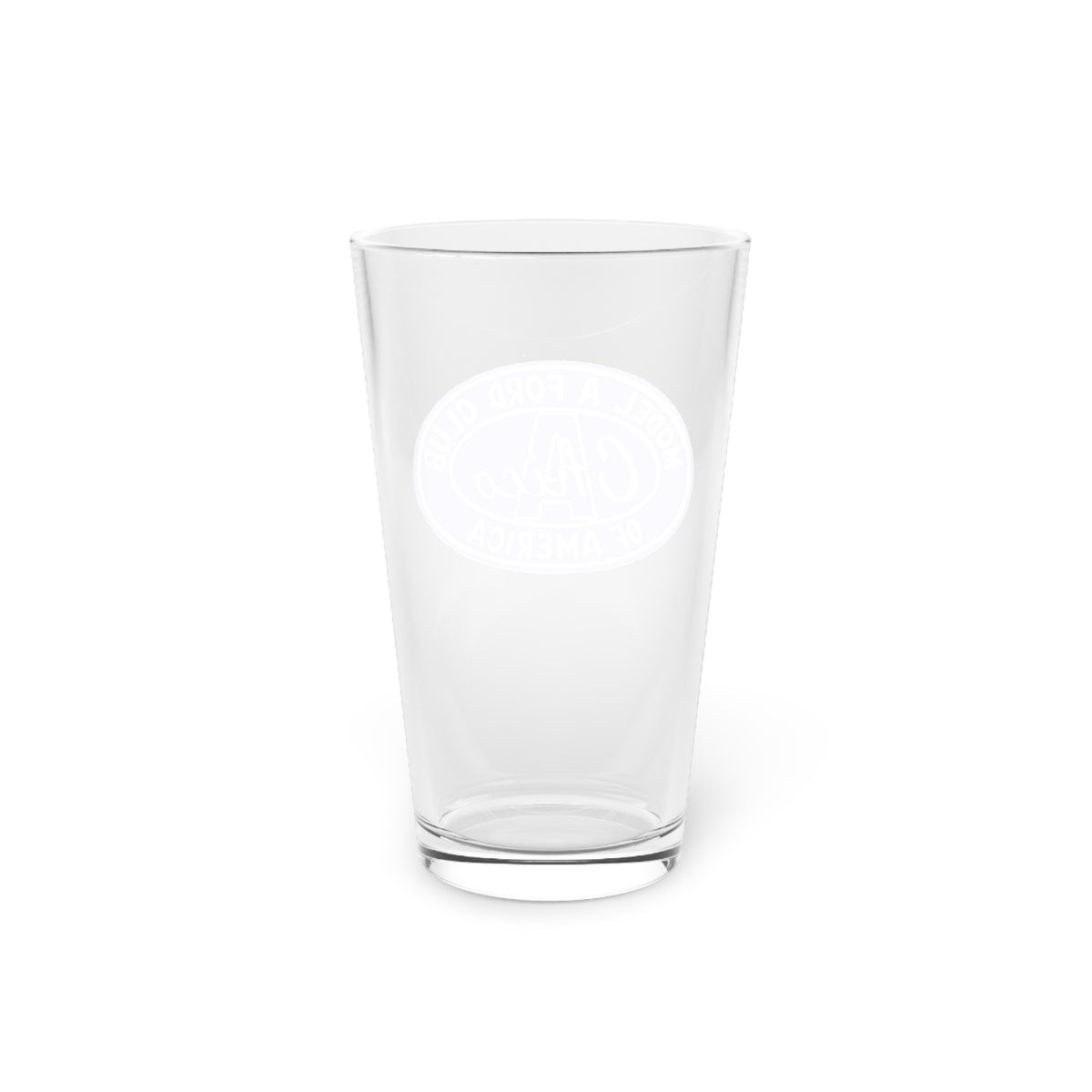Chico A's Model A Ford Club of America Pint Glass — 16oz Glass