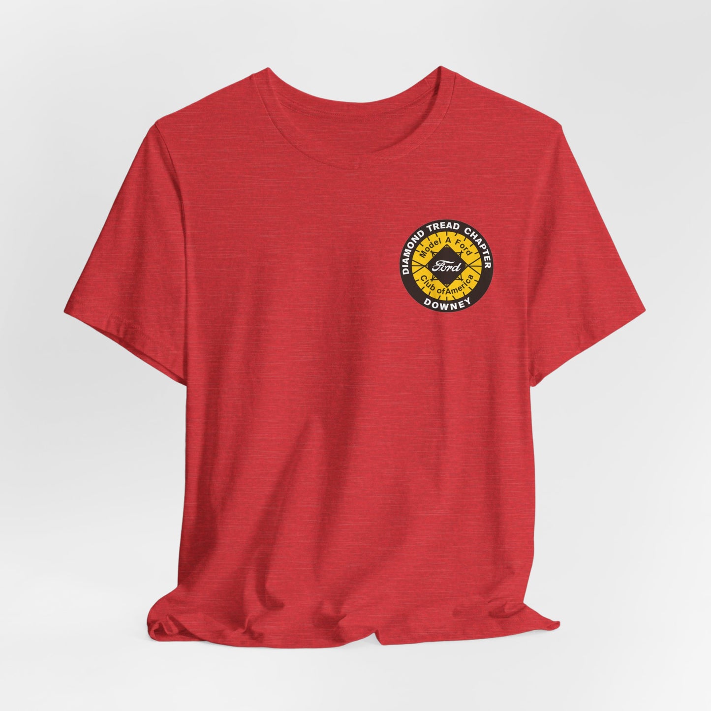 Diamond Tread Chapter Downey T‑Shirt - Small Front Logo Only