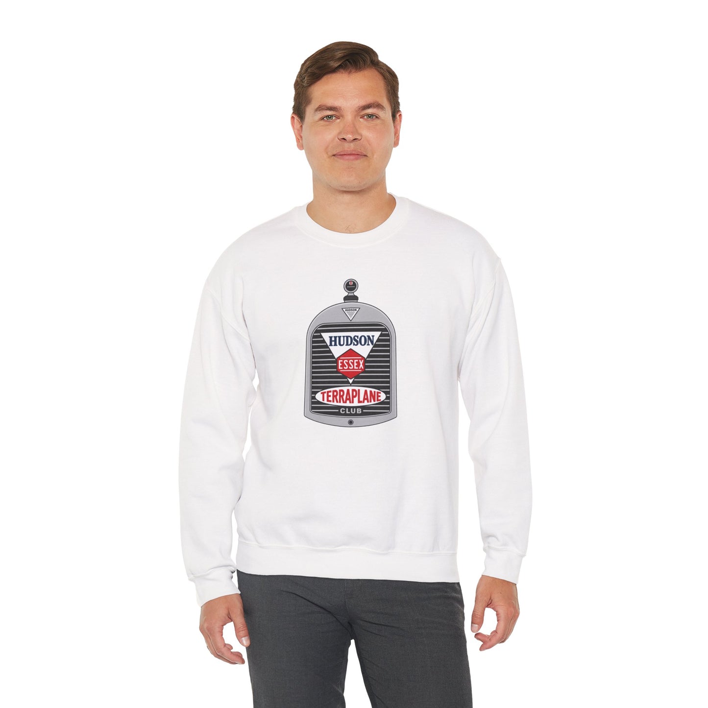 Hudson Essex Terraplane Club Classic Logo Sweatshirt - Unisex Heavy Blend™ Crewneck Sweatshirt