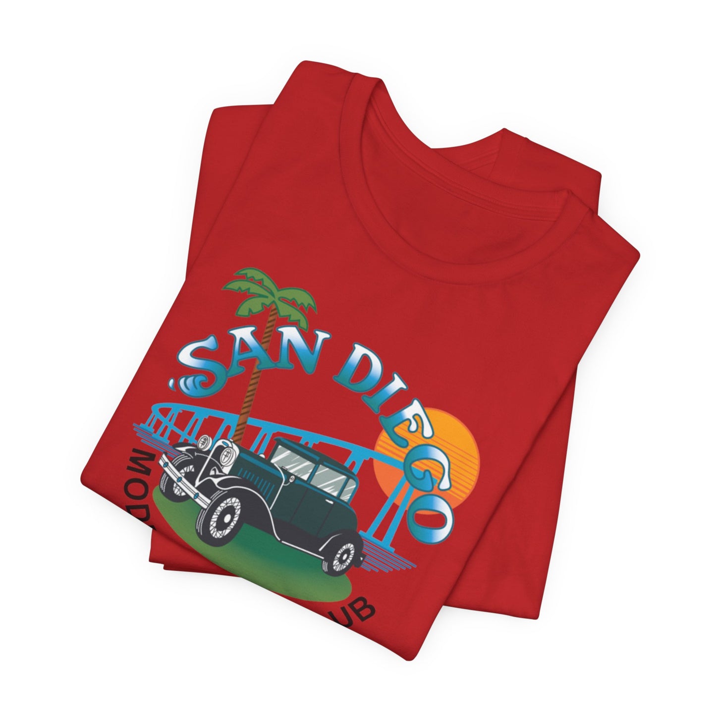 San Diego Model A Ford Club Tee — Large Front Logo