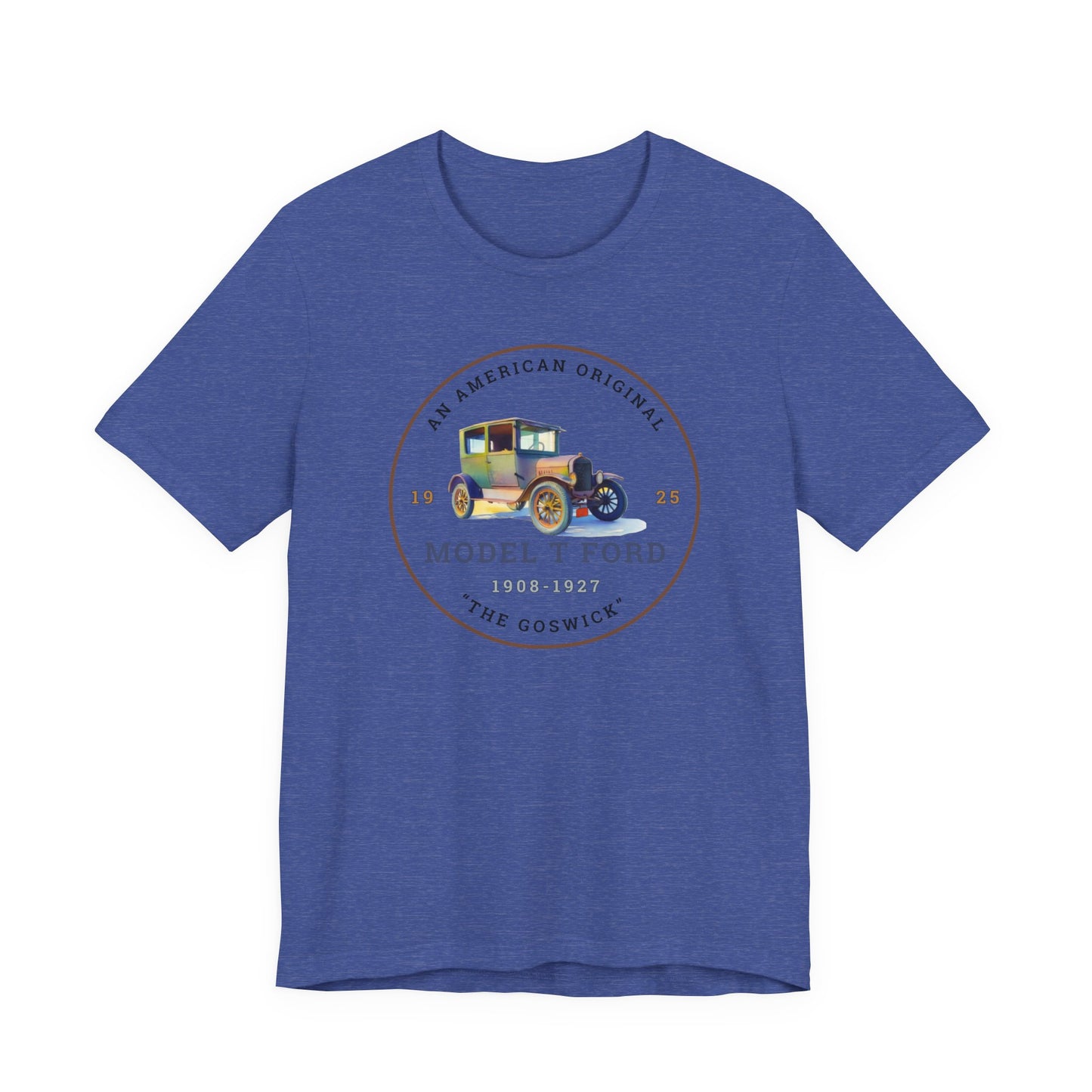 1925 Model T Ford Tudor Tee — Classic Antique Car Graphic Shirt