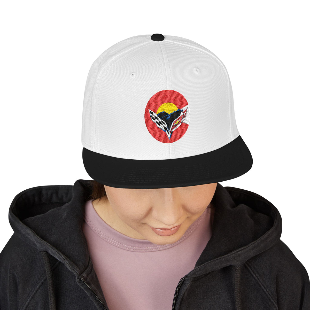 Central Colorado Corvette Club - Embroidered Snapback Hat