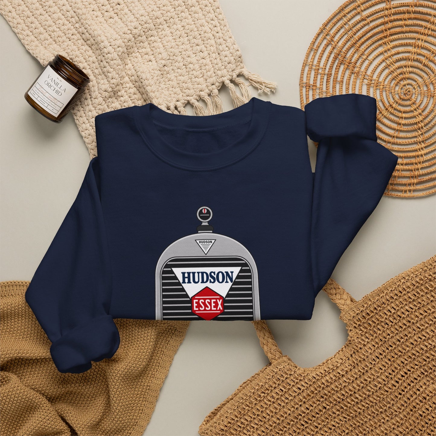 Hudson Essex Terraplane Club Classic Logo Sweatshirt - Unisex Heavy Blend™ Crewneck Sweatshirt