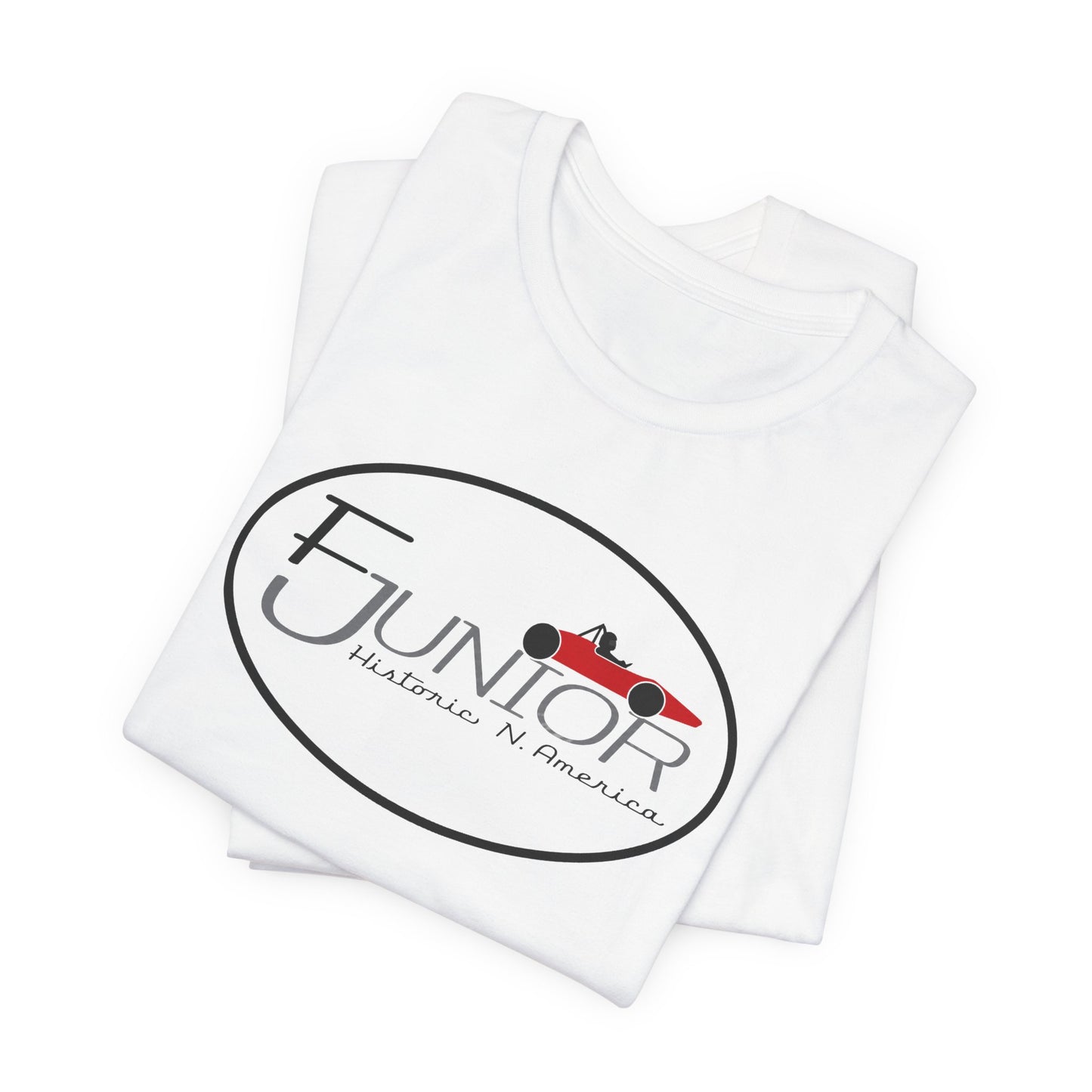 F Junior Historic N. America Racing Logo T-Shirt — Vintage Race Car Graphic Tee