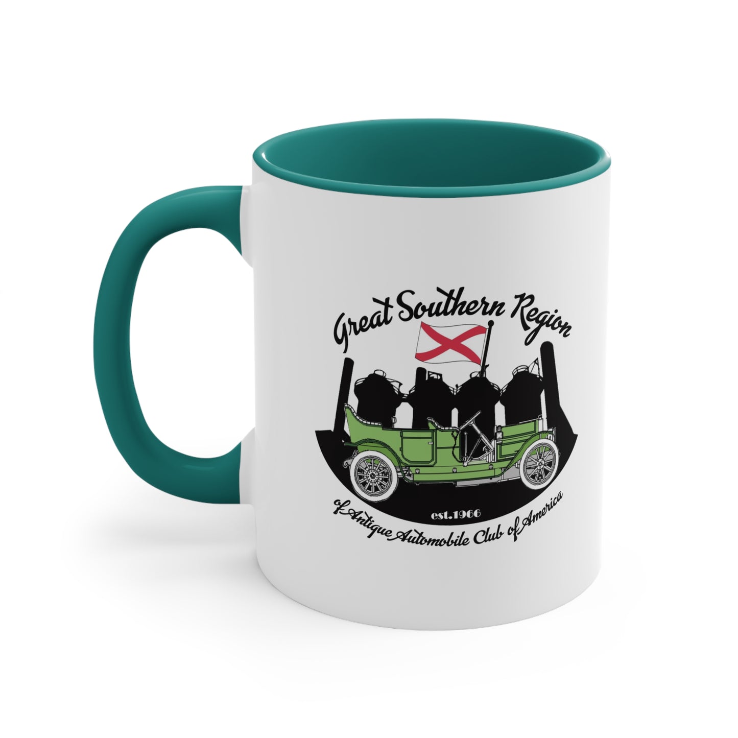 Great Southern Region AACA Accent Mug — Great Southern Region Vintage Automobile Club Design
