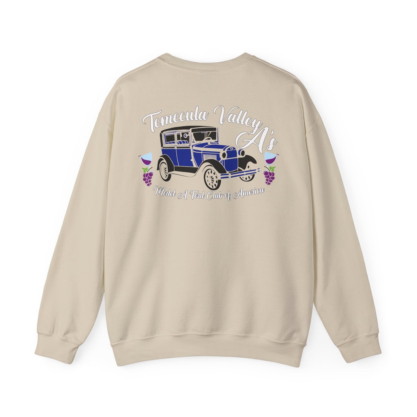 Temecula Valley A's (front and back print) Unisex Heavy Blend™ Crewneck Sweatshirt