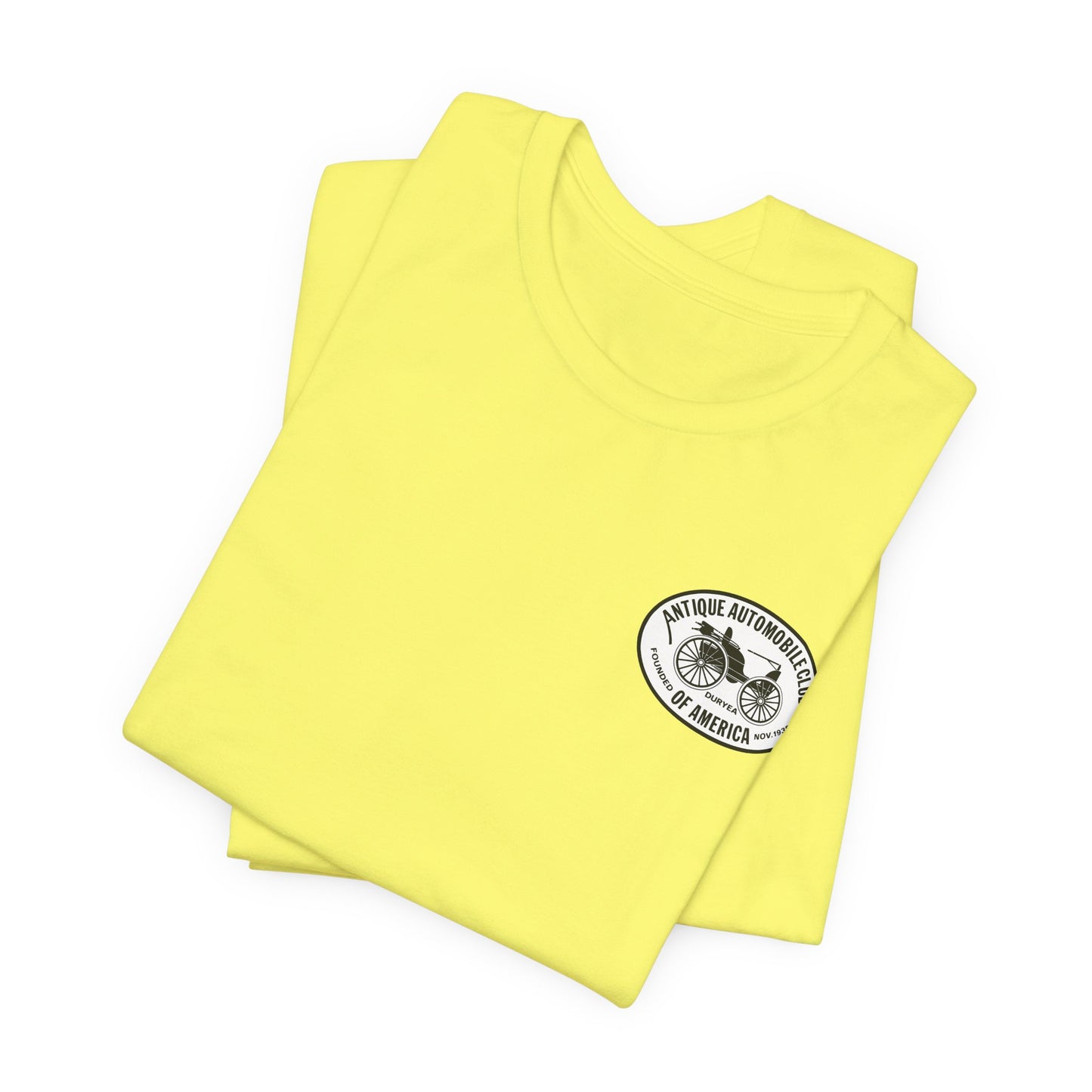 Shenandoah Region AACA Tee — Small White AACA Logo on Front and Large White Shenandoah Region AACA Logo on Back