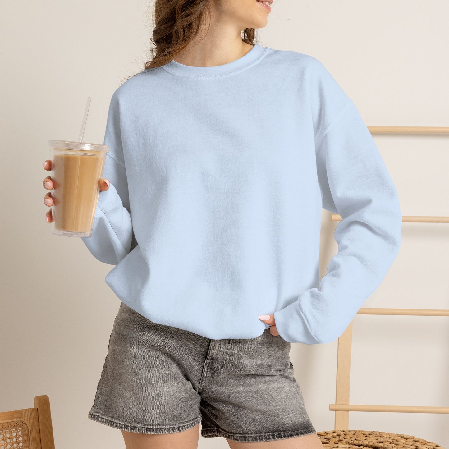 Central Illinois A's Crewneck Embroidered Sweatshirt — Small Chest Logo