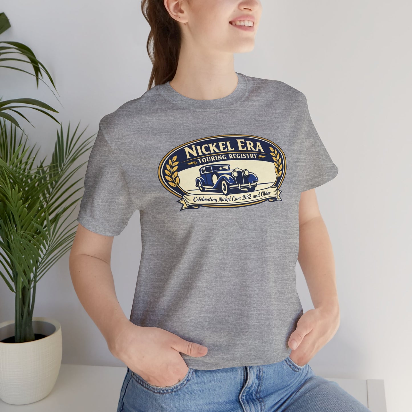 Nickel Era Touring Registry Tee — Vintage Classic Car T‑Shirt
