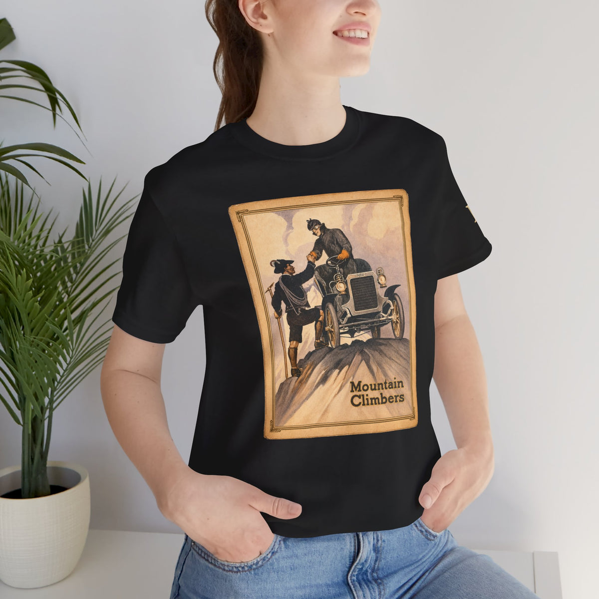 REO Mountain Climbers Vintage Tee — Unisex Soft Short Sleeve Tee