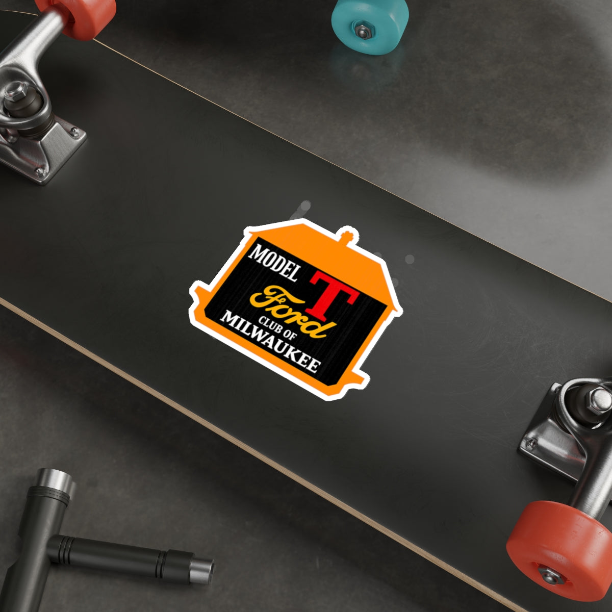 Greater Milwaukee Model T Ford Club Die-Cut Sticker — Great for Windshields!