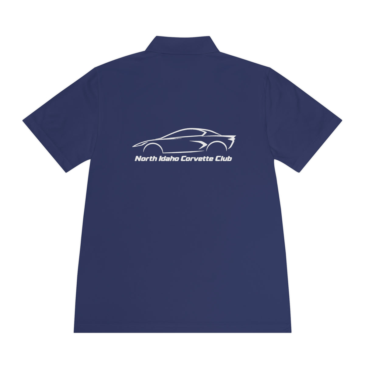 North Idaho Corvette Club Performance Polo with Front and Back Logos