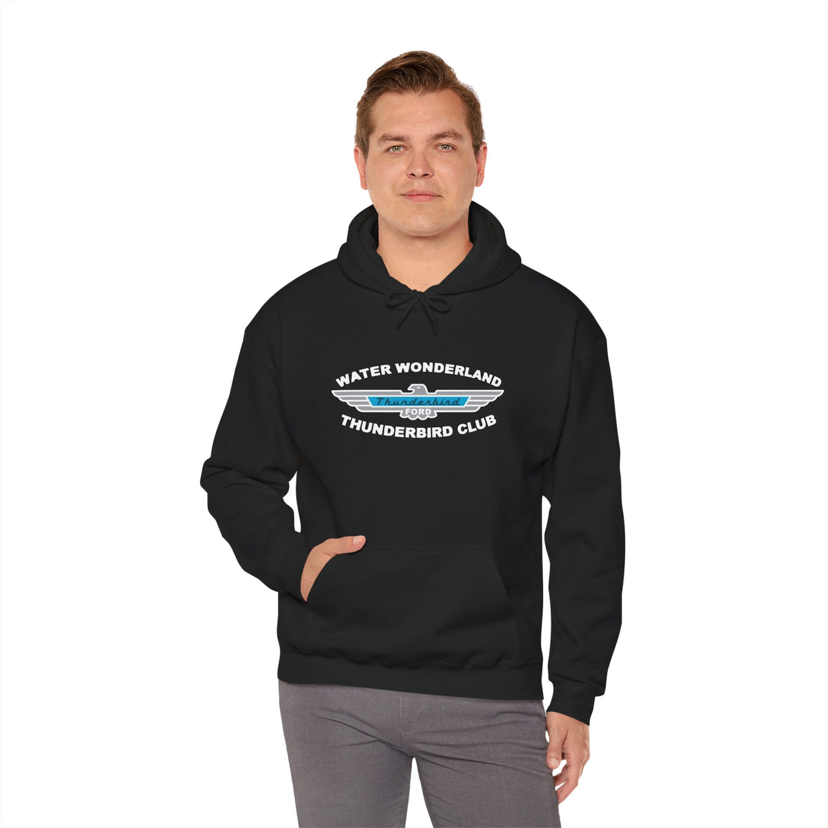 Water Wonderland Thunderbird Club Hoodie — Unisex Heavy Blend™ Hooded Sweatshirt