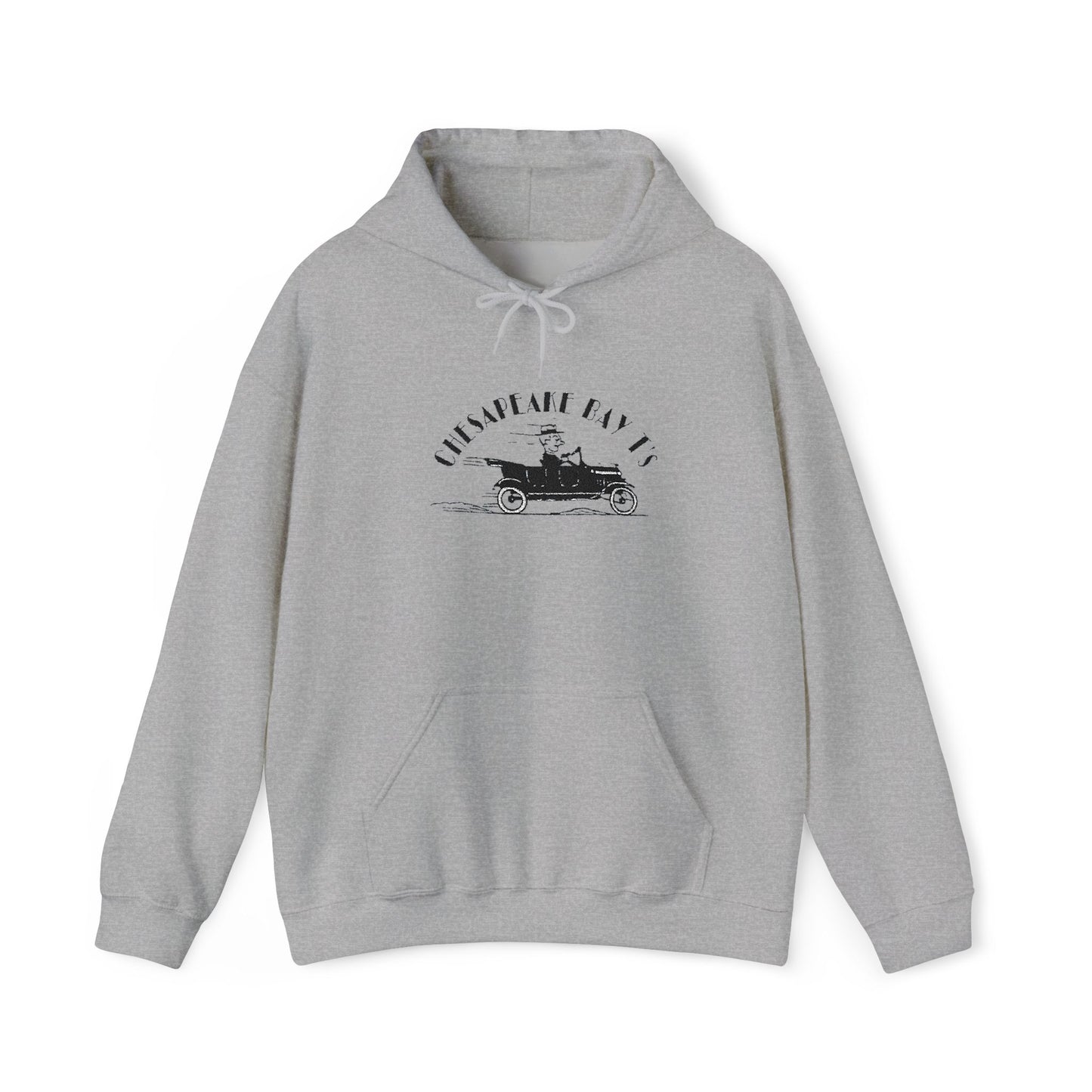 Chesapeake Bay T's Hoodie (Embroidered) — Vintage Graphic Sweatshirt