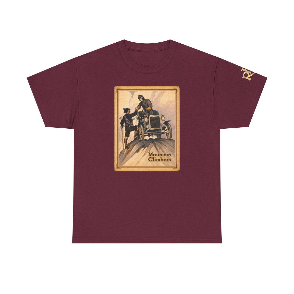 REO Mountain Climbers Vintage Tee — Unisex Heavy Cotton Tee