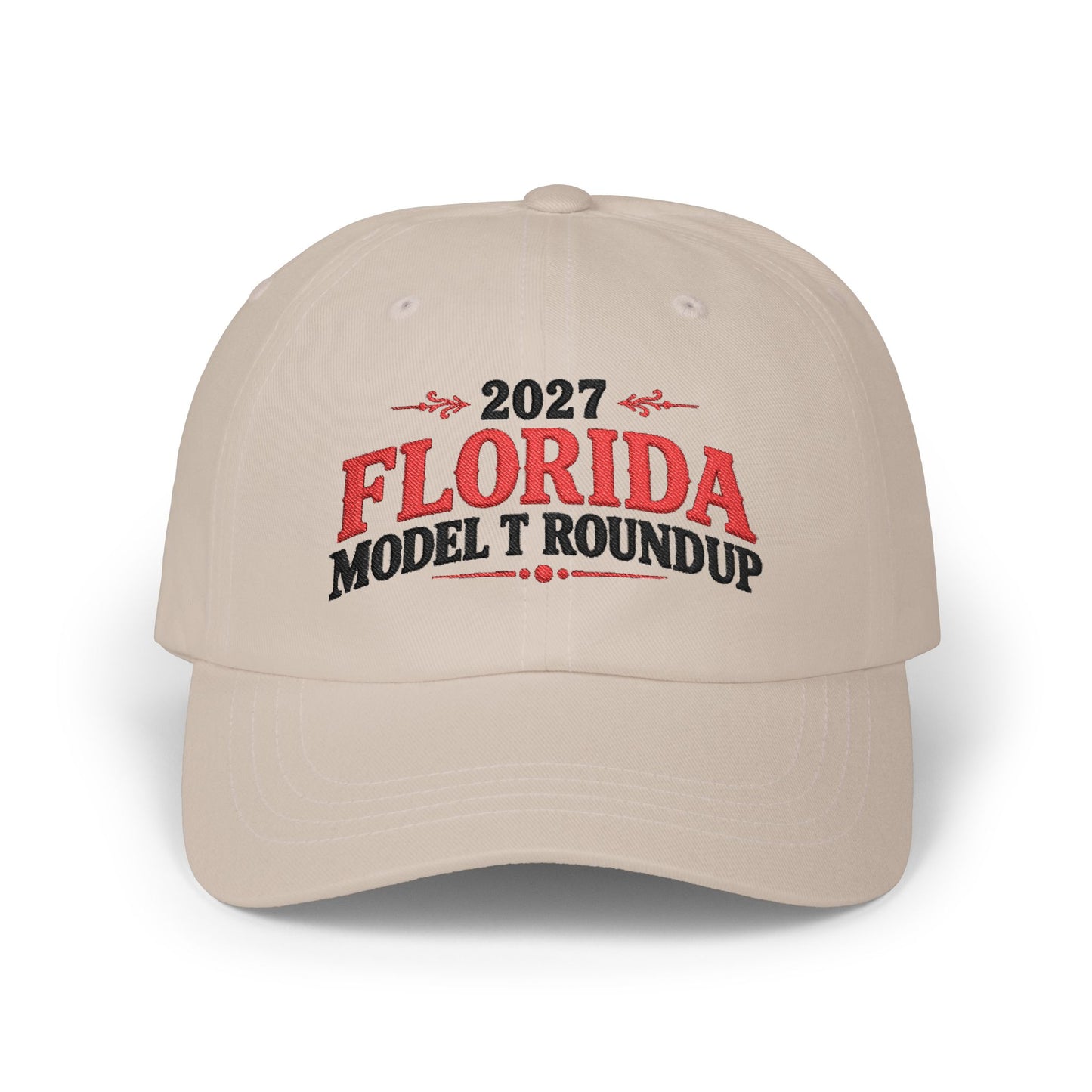 2027 Florida Model T Roundup Embroidered Dad Cap