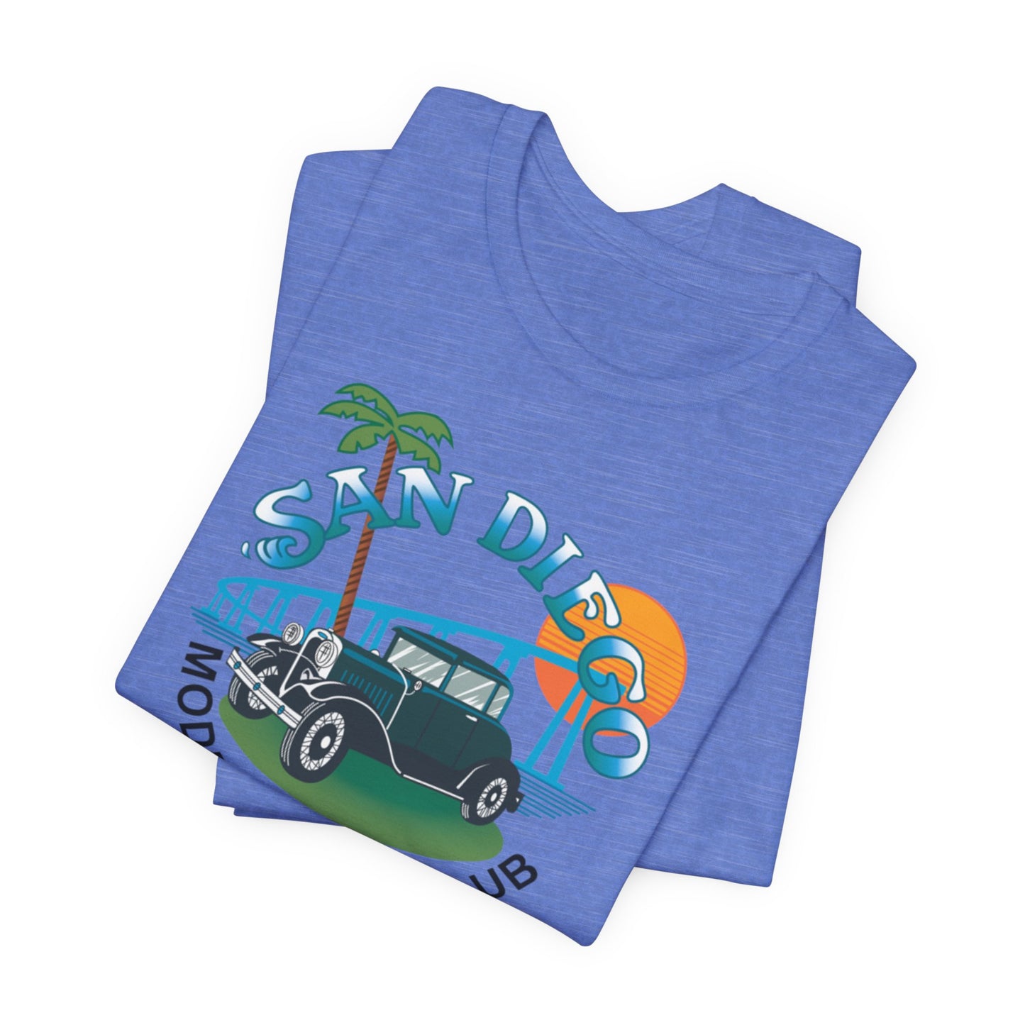 San Diego Model A Ford Club Tee — Large Front Logo