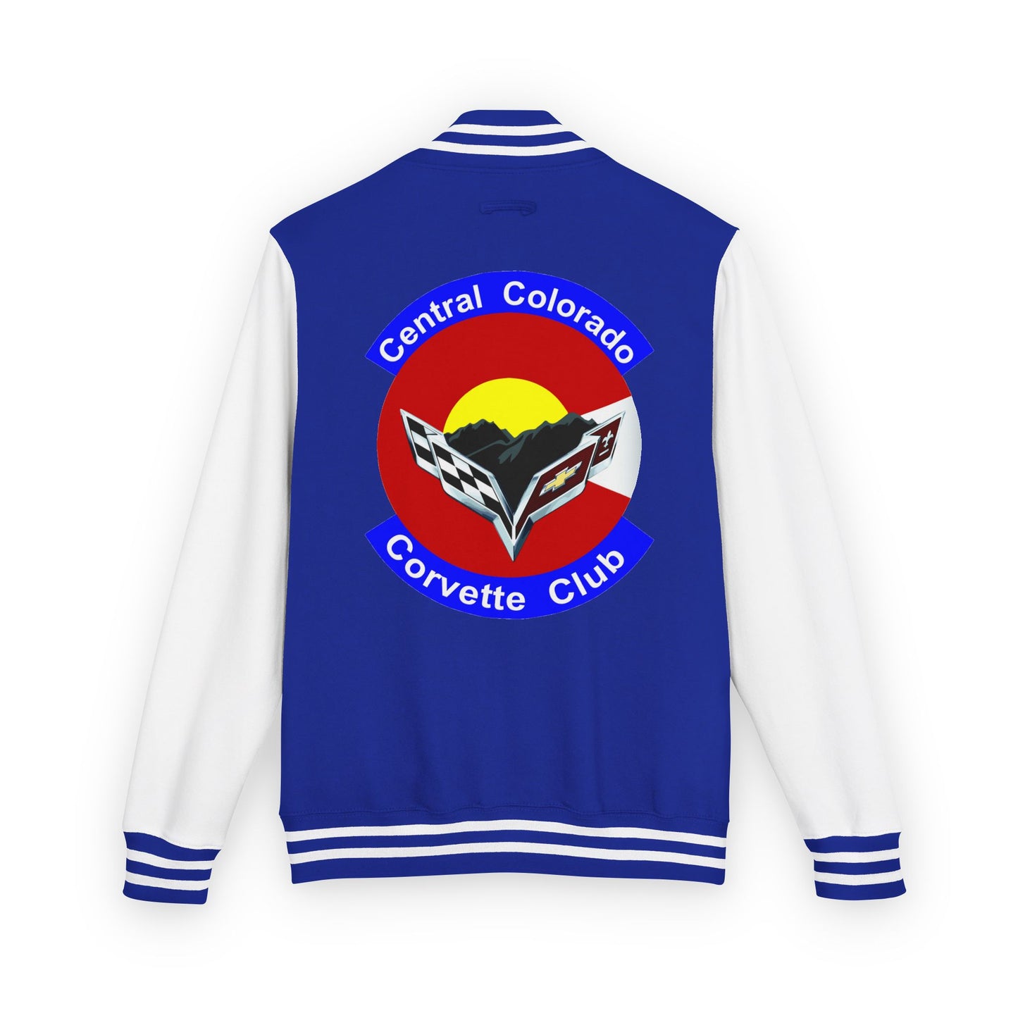 Central Colorado Corvette Club Varsity Letterman Jacket - Printed