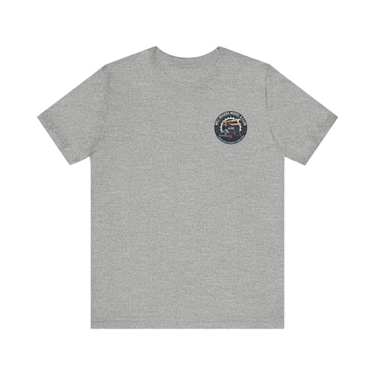 Will Rogers Model A Club (small front logo) Unisex Jersey Tee