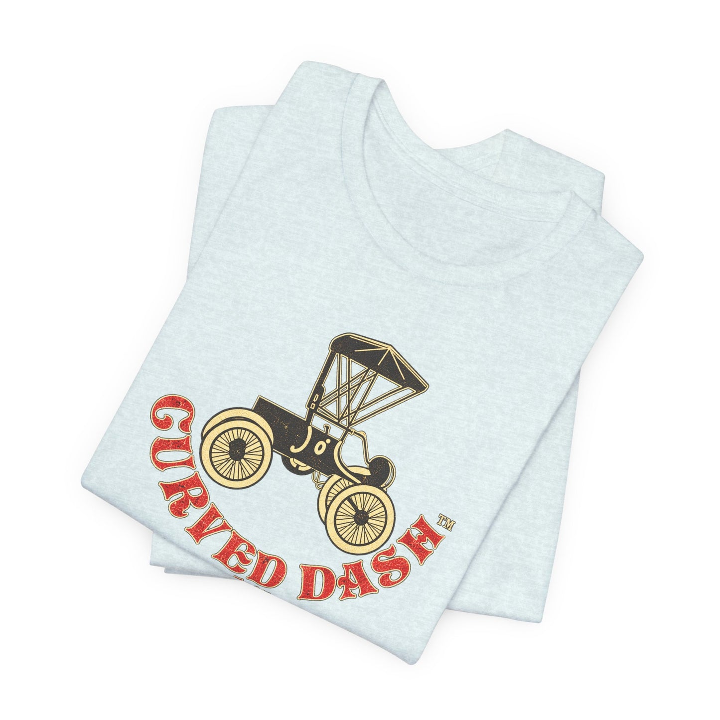 Curved Dash Oldsmobile Club Vintage Car T-Shirt - Unisex Soft Short Sleeve Tee