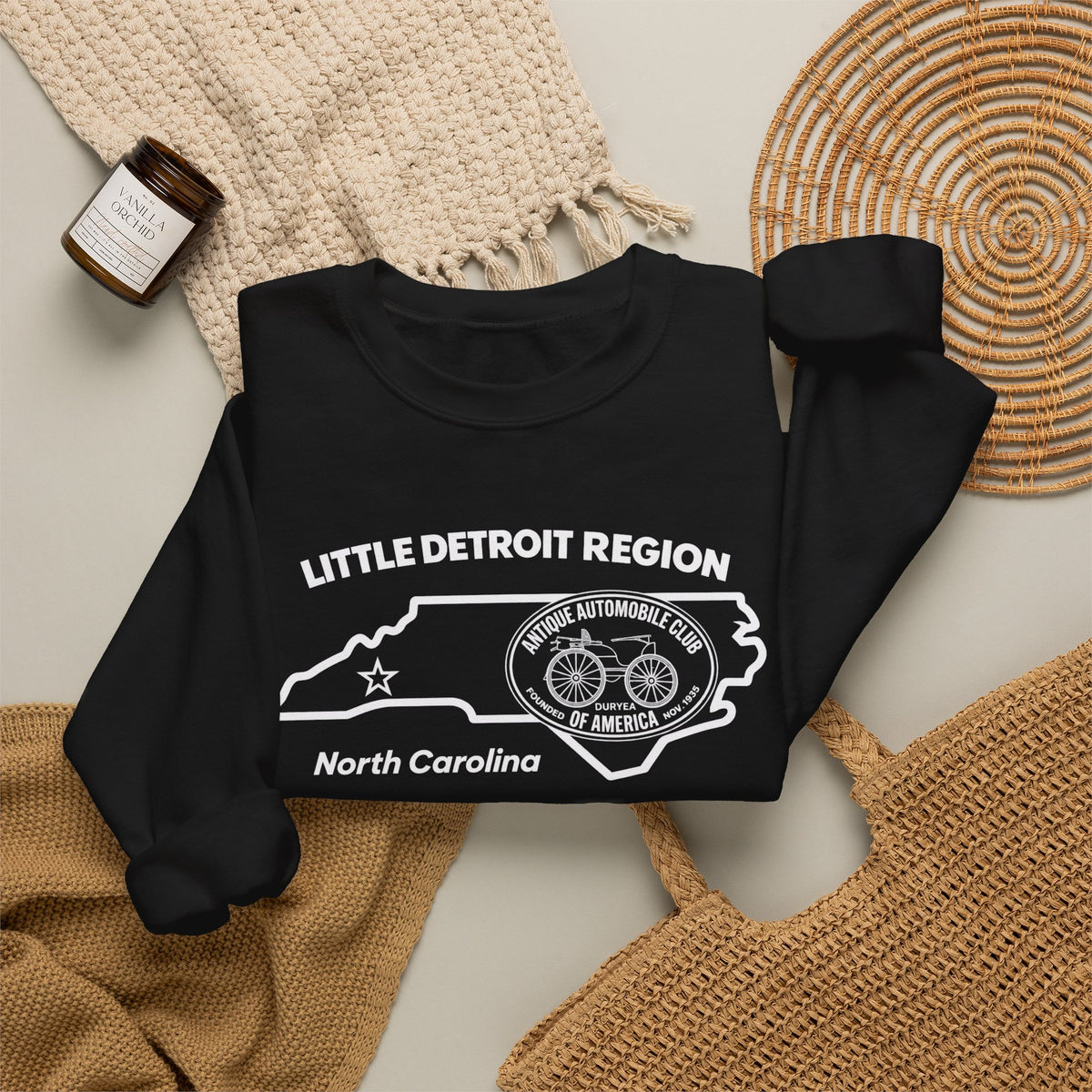 Little Detroit Region North Carolina Unisex Heavy Blend™ Crewneck Sweatshirt