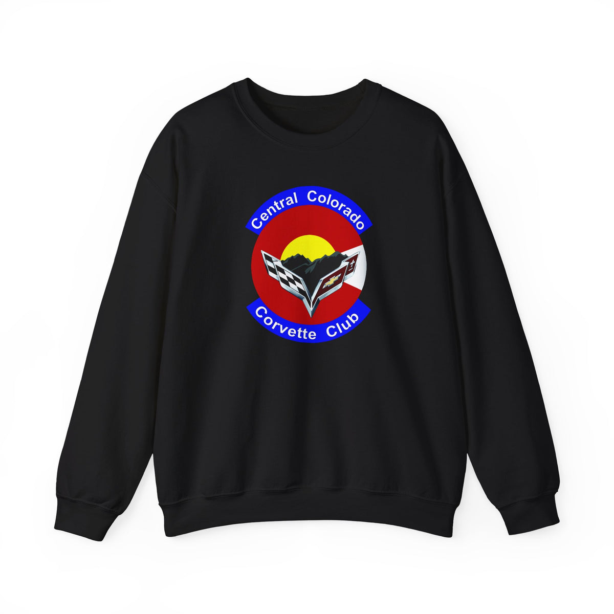 Central Colorado Corvette Club Crewneck Screen Printed Sweatshirt