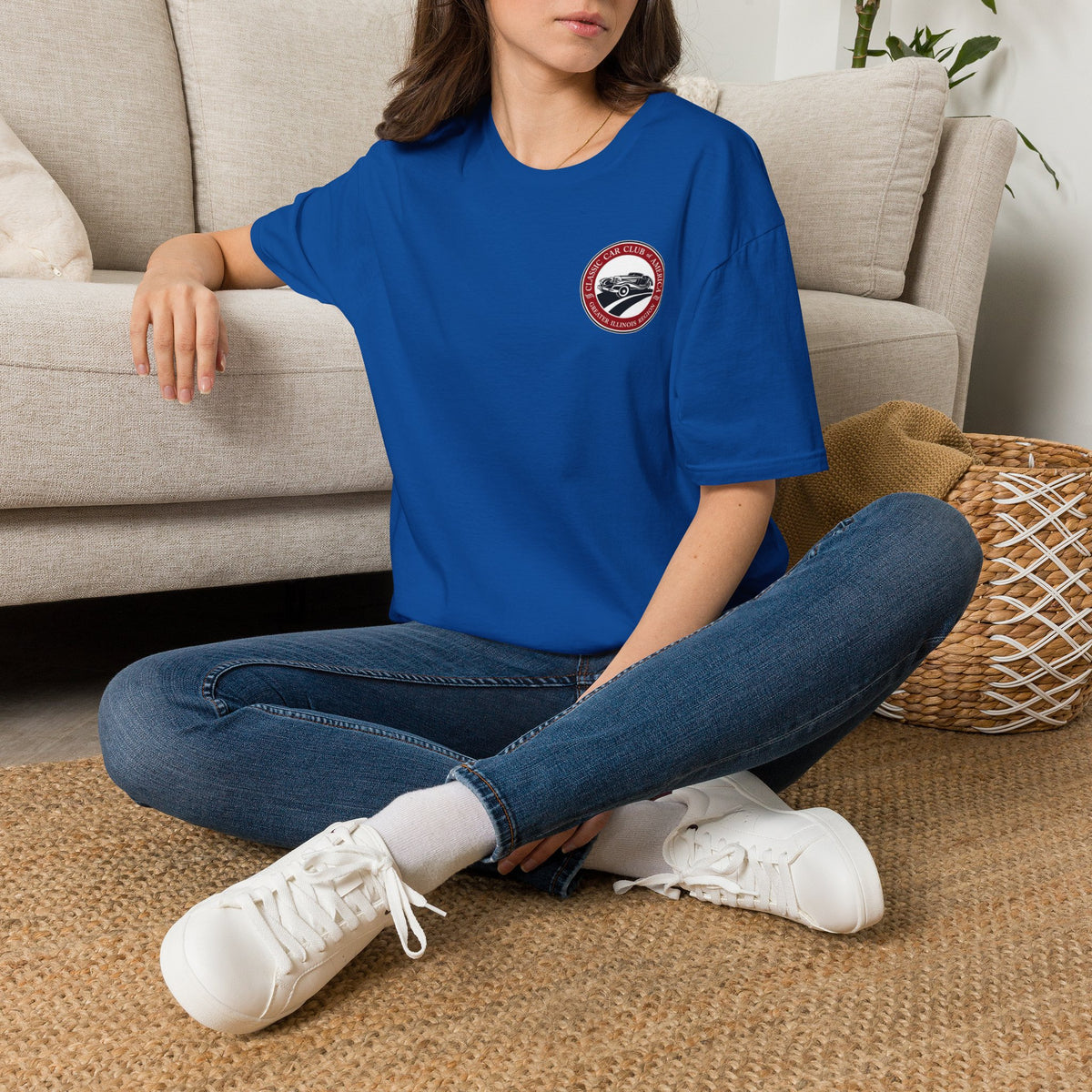 Classic Car Club of America Greater Illinois Region — Unisex Softstyle T-Shirt Front and Back Logos