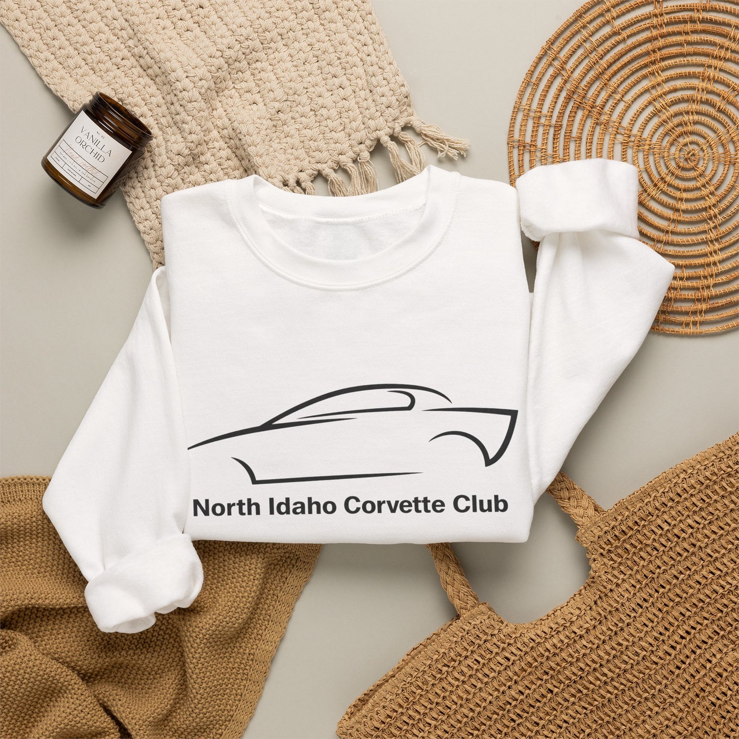 North Idaho Corvette Club Unisex Heavy Blend™ Crewneck Sweatshirt