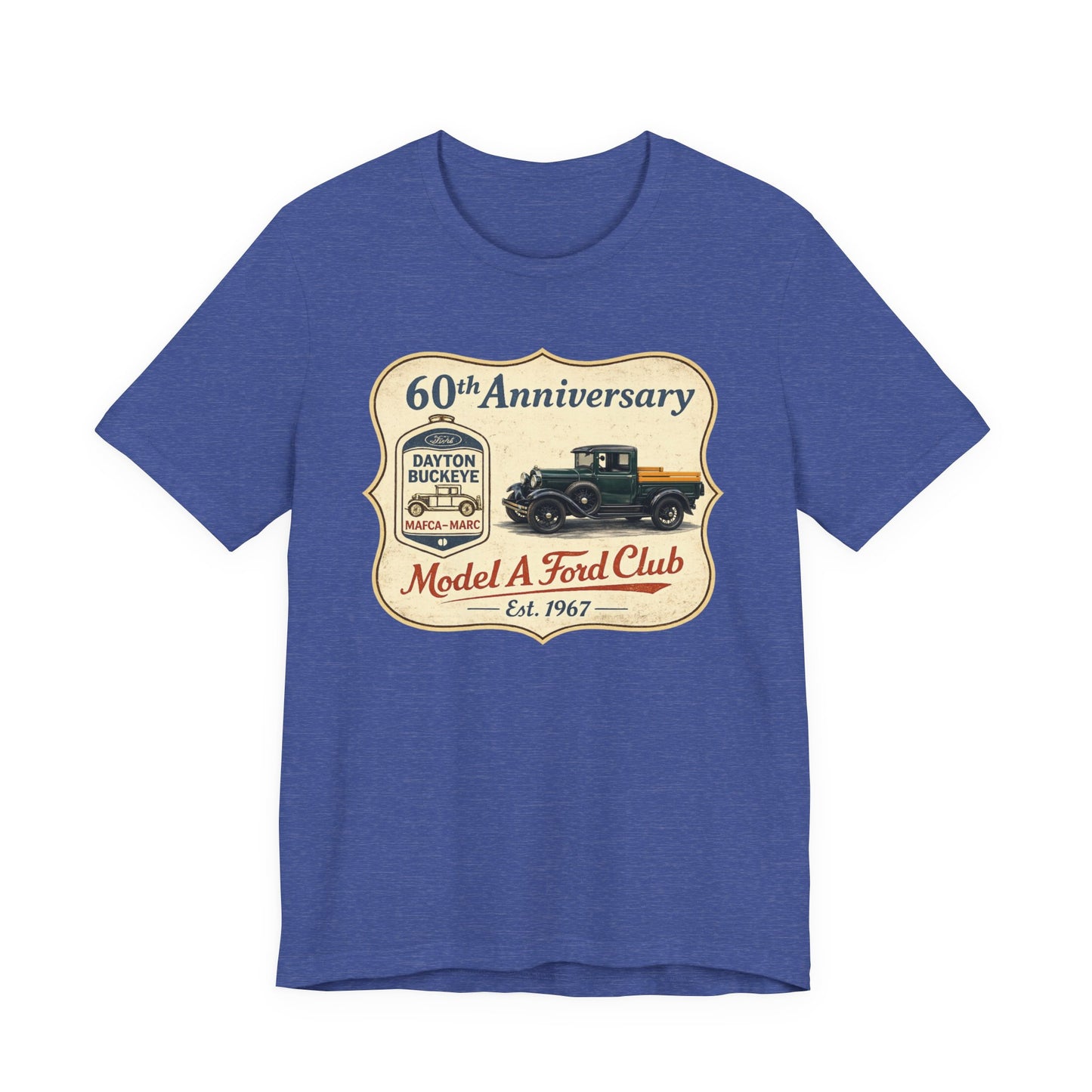 Dayton Buckeye Model A Ford Club 60th Anniversary Tee — Pickup (KS)