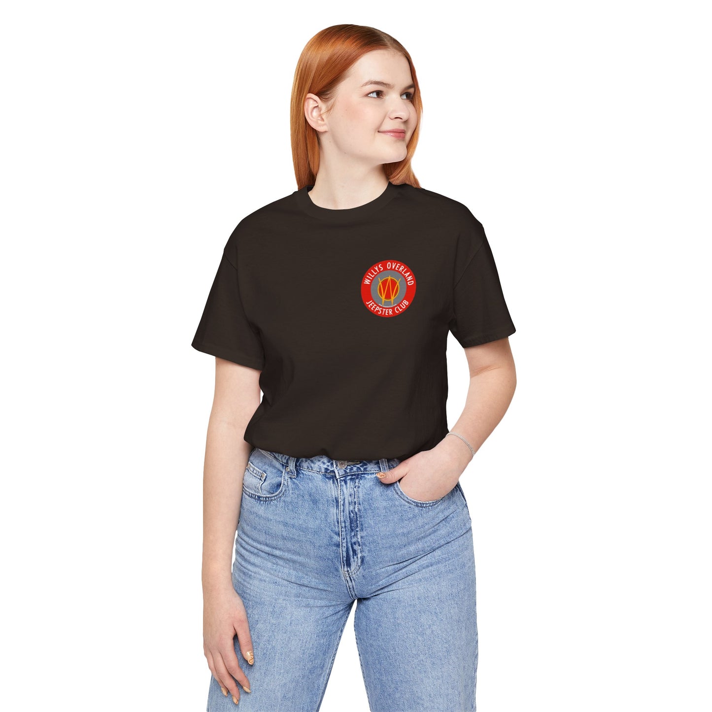 Willys Overland Jeepster Club T‑Shirt — Front and Back Logos