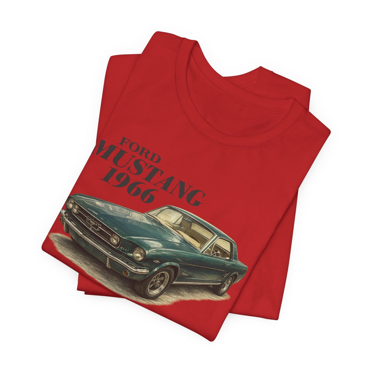 1966 Ford Mustang Tee – Unisex Jersey Short Sleeve Tee (Rick C)