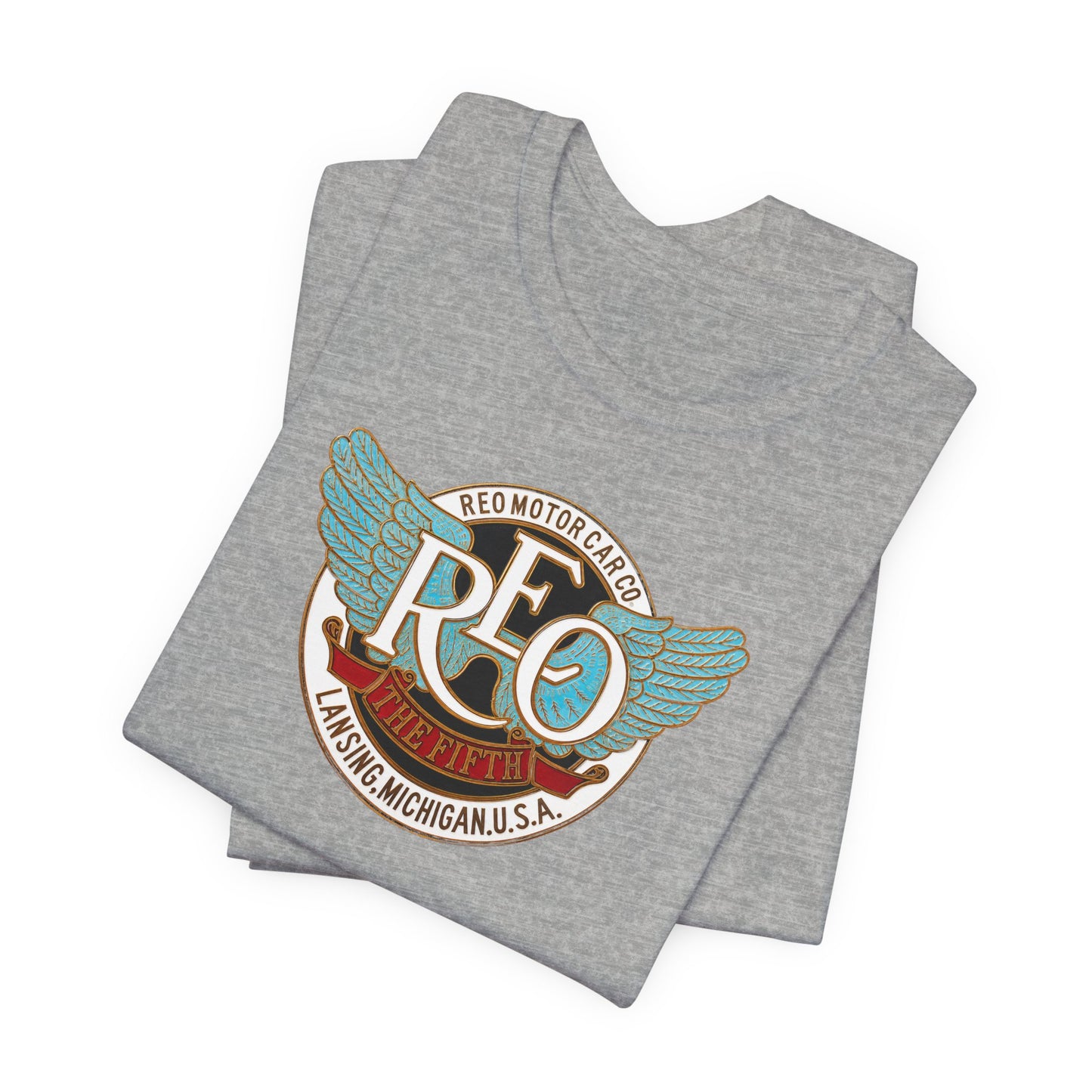 REO The Fifth 1912-1919 T‑Shirt — Retro Motor Club Graphic Tee
