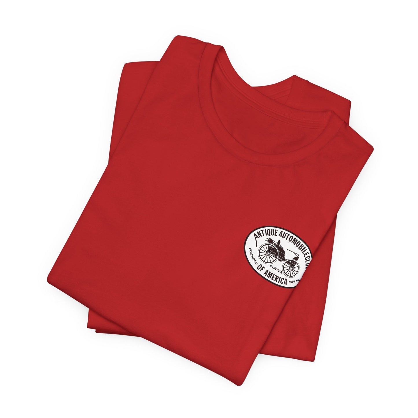 Shenandoah Region AACA Tee — Small White AACA Logo on Front and Large White Shenandoah Region AACA Logo on Back